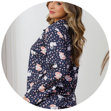 descritivo pijama longo americano microfibra termico flanelado botao raposa 3
