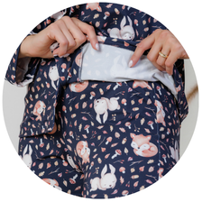 descritivo pijama longo americano microfibra termico flanelado botao raposa 4